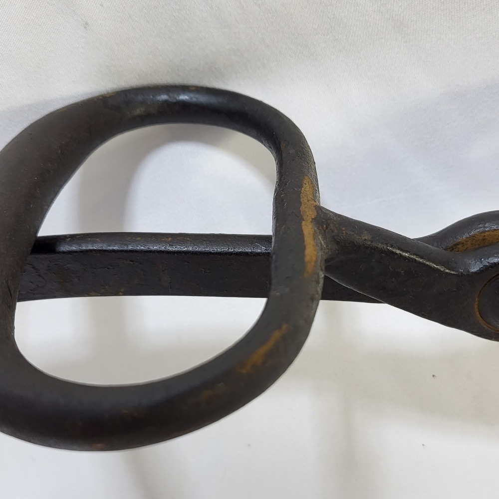 Antique Staatsburg NY Ice Block Tongs 17in Iron Ice Harvesting Tool Primitive - Picture 12 of 14